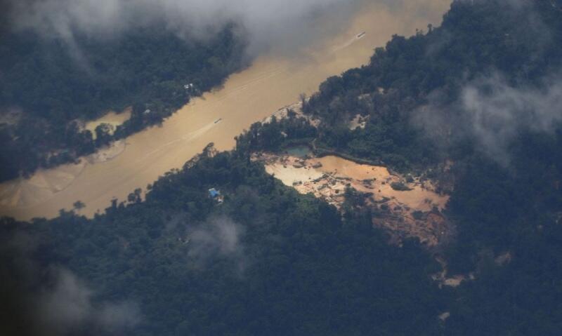 O bloqueio do espaço aéreo sobre a terra indígena começou a vigorar no início da semana passada, após a edição de um decreto presidencial. (Foto: Fernando Frazão/Agência Brasil)