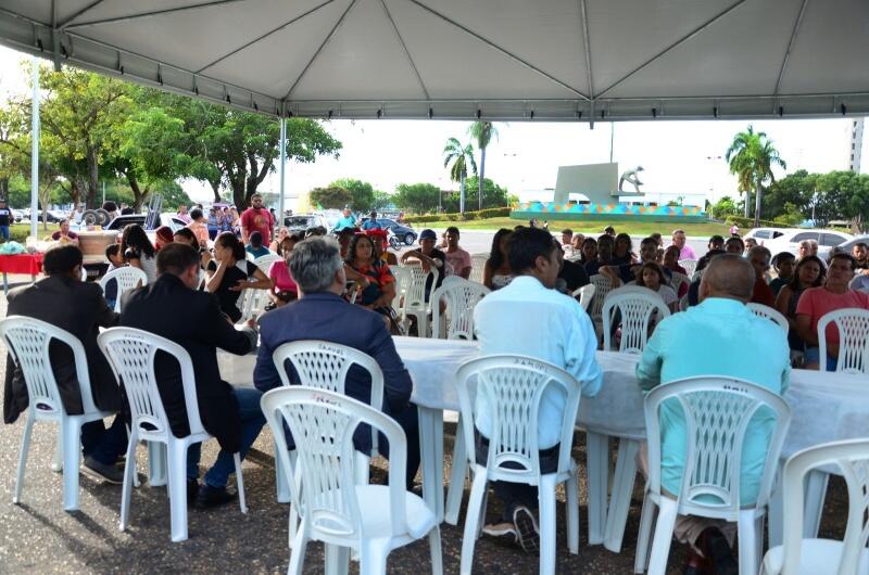 Ao menos 150 pessoas compareceram na audiência pública organizada pelo movimento de garimpeiros - Foto: Nilzete Franco/FolhaBV