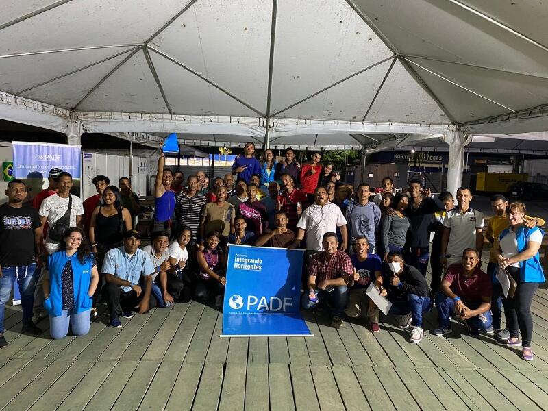 Cinquenta migrantes embarcaram nessa segunda-feira, 13, para o sul do país (Foto: Divulgação)