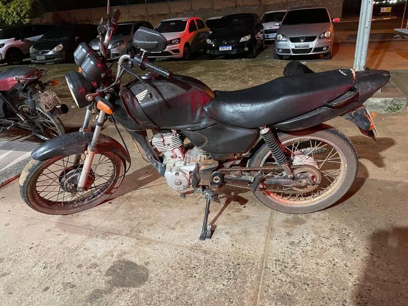 Moto apreendida (Foto: Divulgação)