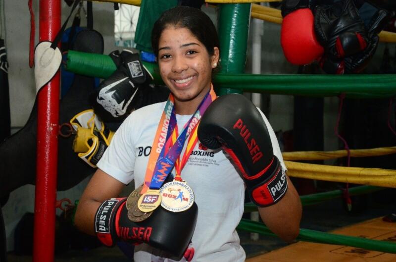 A atleta Rafaela Silva se prepara para integrar a seleção brasileira olímpica (Foto: Nilzete Franco/FolhaBV)