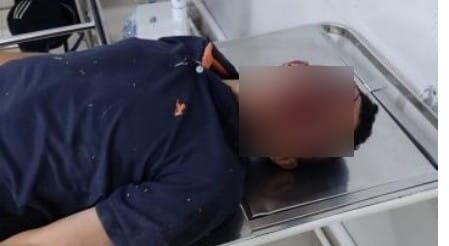 Por conta dos ferimentos, L.R.G.E. foi levado ao Hospital Geral para cuidados médicos e em seguida, encaminhado ao 5° Distrito Policial para as providências cabíveis (Foto: Divulgação)