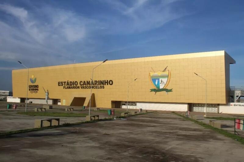 Estádio Canarinho recebe duelo entre RR e AP. Crédito: Granieri Pietro