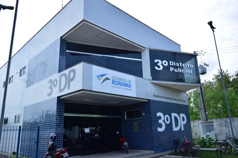 Sede do 3° Distrito Policial, localizado no bairro Tancredo Neves (Foto: Arquivo Folha BV)