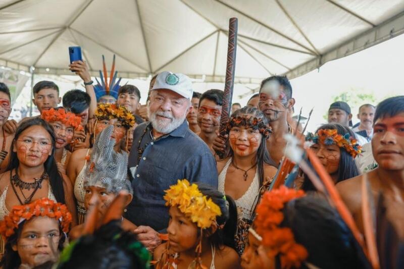 Lula também teria reclamado da acusação de ocupação das terras por indígenas. (Foto: Ricardo Stuckert)