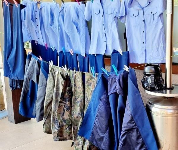 Fardas foram doadas por militares da Base Aérea de Anápolis - Foto: Ascom/FAB