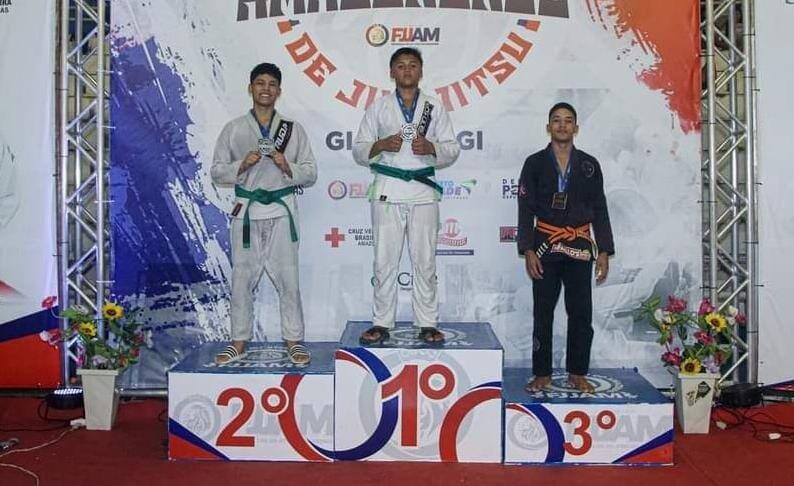 O atleta Fernando Leal tem 14 anos e foi campeão do Campeonato Amazonense de Jiu-jítsu (Foto: Arquivo pessoal)