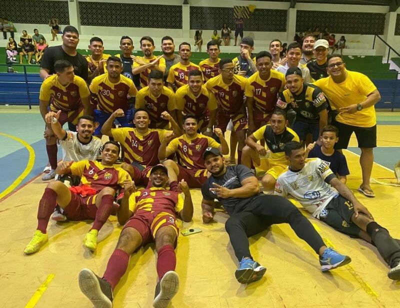 Aurigrená fica com a Taça Roraima de Futsal. Crédito: divulgação