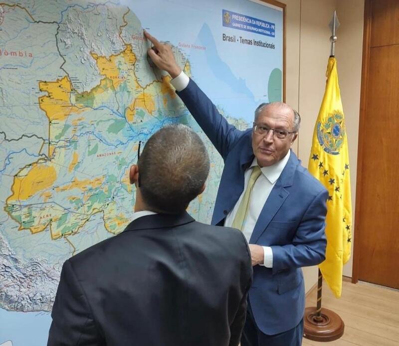 Conforme a divulgação, Arthur se reuniu com Alckmin para tratar de ações econômicas. (Foto: reprodução/Instagram/Arthur Henrique)