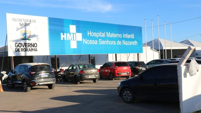 Hospital Materno Nossa Senhora de Nazareth funciona há mais de dois anos em uma estrutura de lona improvisada (Foto: Nilzete Franco/FolhaBV)