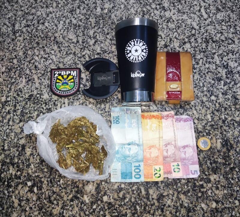 Material apreendido e apresentado na Central de Flagrantes (Foto: Divulgação)