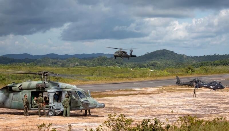 As Forças Armadas estão em operação na Terra Indígena Yanomami desde 3 de fevereiro. (Foto: reprodução/FAB)