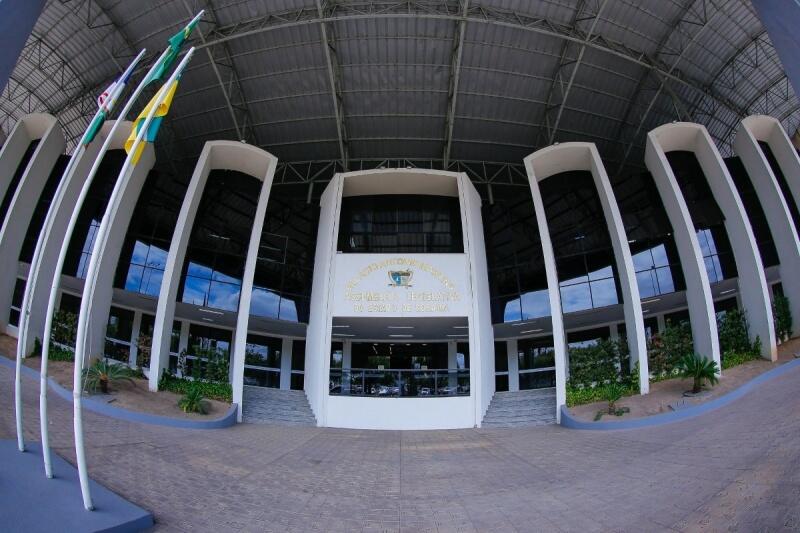 Fachada da Assembleia Legislativa de Roraima, no Centro Cívico de Boa Vista (Foto: Eduardo Andrade/SupCom ALE-RR)