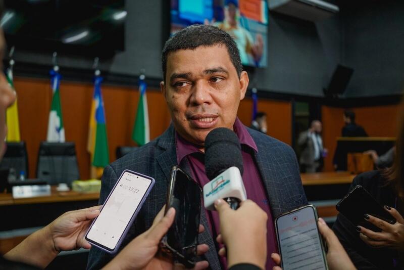 O presidente da Assembleia Legislativa de Roraima, deputado Soldado Sampaio (Foto: SupCom ALE-RR)