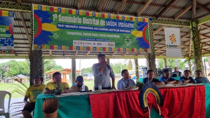 Conselheiros distritais discutiram as melhorias para a saúde indígena de Roraima (Foto: Ascom CIR)