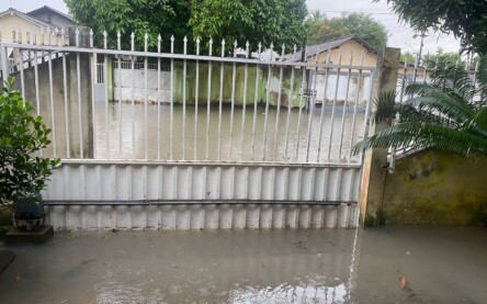Foto enviada por morador da rua Paraná, no Bairro dos Estados