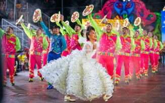 Apresentações culturais marcam as noites do maior arraial da Amazônia. (Foto: PMBV)