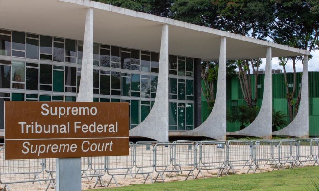 Fachada do palácio do Supremo Tribunal Federal, em Brasília