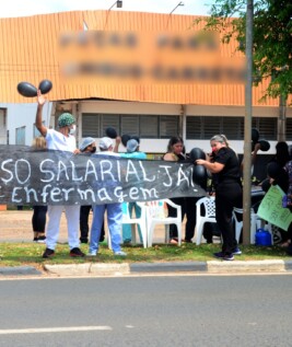 Mobilização do piso nacional da Enfermagem em Roraima