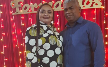 Valnice e Flávio se conheceram no local de trabalho