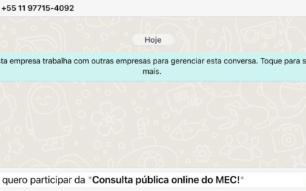 A consulta é virtual e vai até 06 de julho. (Foto: reprodução)