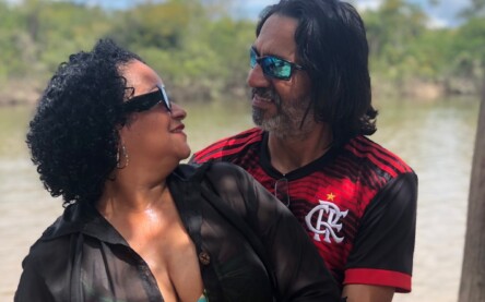 Leila e Adriano, casal das histórias de amor