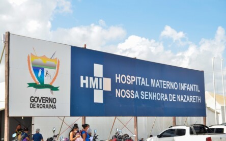 Fachada da Maternidade provisória (Foto: Nilzete Franco/FolhaBV)