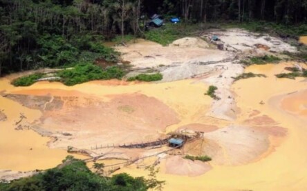 Garimpo na Terra Indígena Yanomami (Foto: HAY)