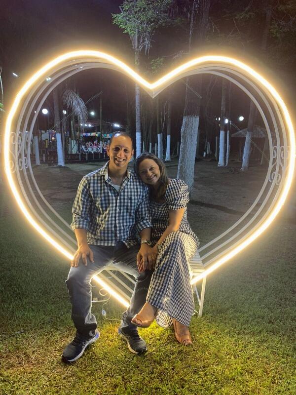 'Quer casar comigo' foi a primeira coisa que Cláudio disse para Elizandra 'Quer casar comigo' foi a primeira coisa que Cláudio disse para Elizandra