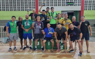 Atletas participantes do 1° Roraima Open de Tênis de Mesa (Foto: Divulgação)