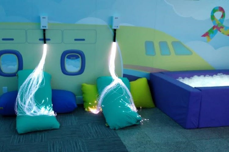 sala multissensorial aeroporto